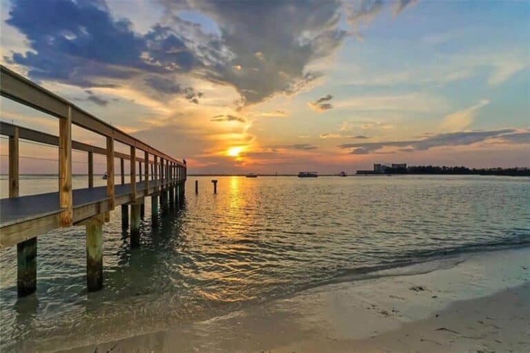 Fiddler Bayou Homes in Siesta Key, FL. - Sunset