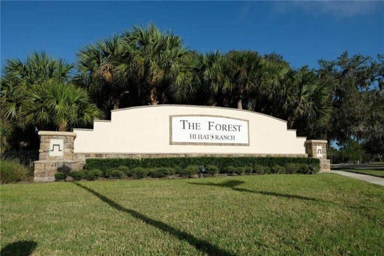 Forest At Hi Hat Ranch Homes in Sarasota, FL. - Entrance Sign