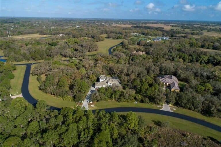 Forest At Hi Hat Ranch Homes in Sarasota, FL. - Aerial