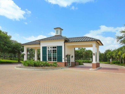 Founders Club Homes in Sarasota, FL. - Gated Entry