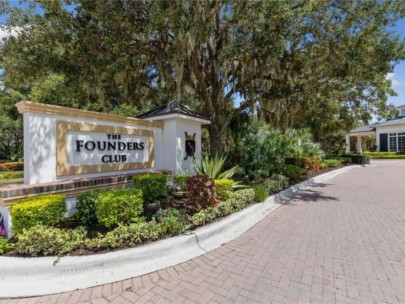 Founders Club Homes in Sarasota, FL. - Entrance Sign