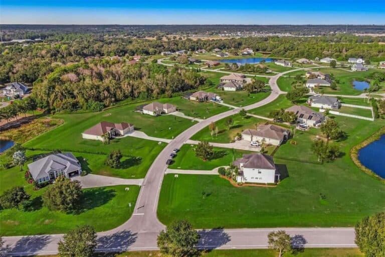 Foxbrook Homes in Parrish, FL. - Aerial
