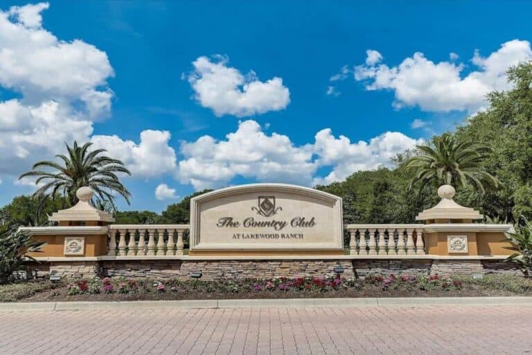 Gleneagles Homes in Lakewood Ranch, FL. - Entrance Sign