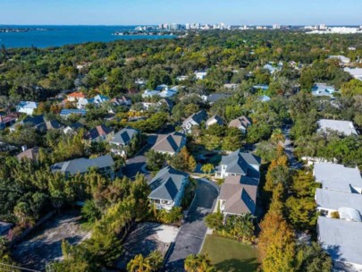 Granada Park Homes in Sarasota, FL. - Aerial