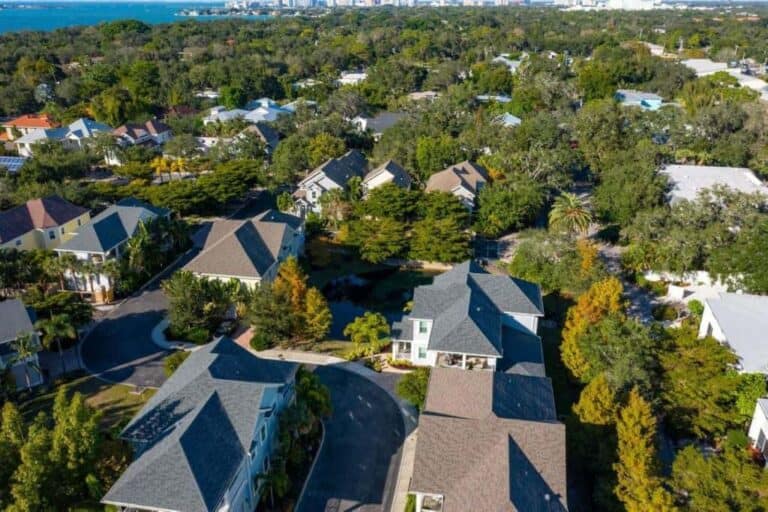 Granada Park Homes in Sarasota, FL. - Aerial