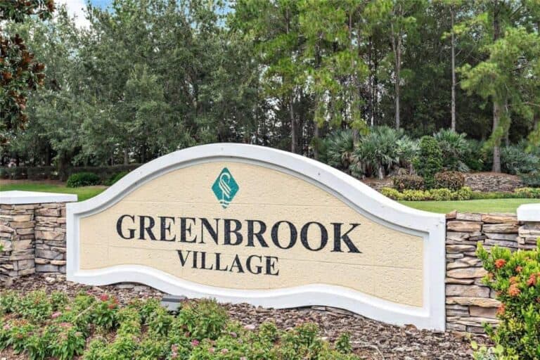 Greenbrook Homes in Lakewood Ranch, FL. - Entrance Sign