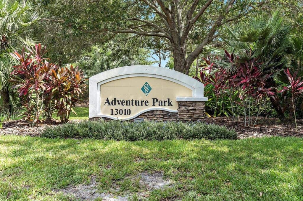 Greenbrook Homes in Lakewood Ranch, FL. - Adventure Park Entrance Sign