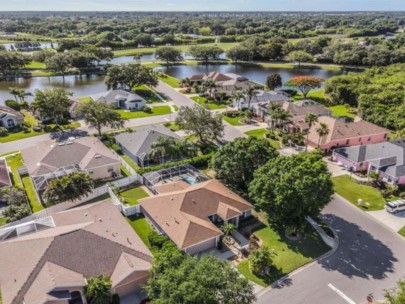 Greenfield Plantation Homes in Bradenton, FL. - Aerial