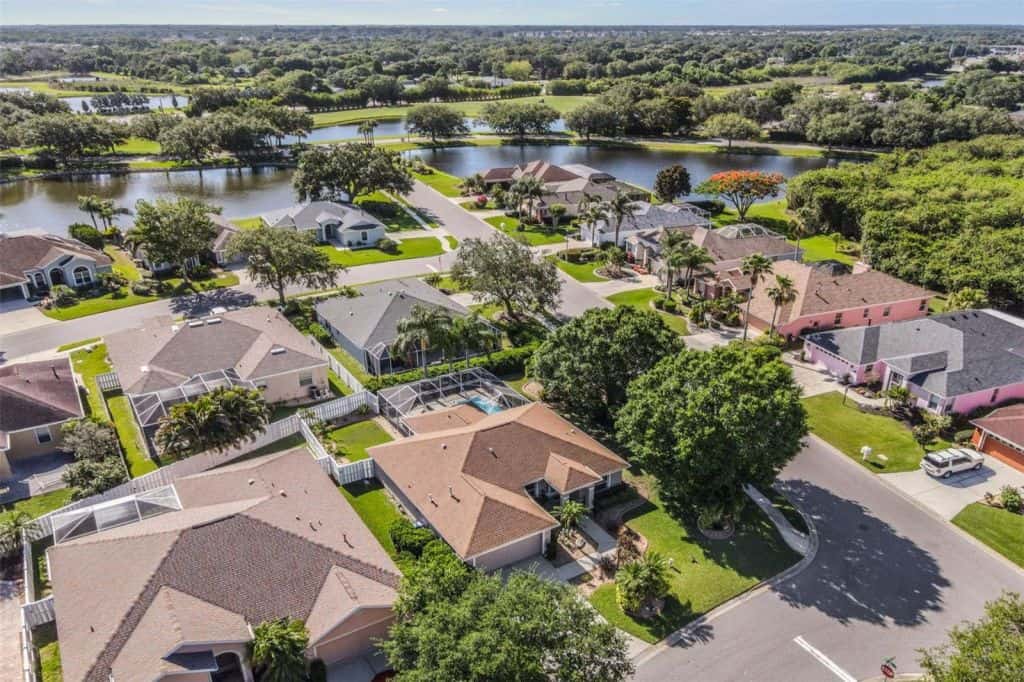 Greenfield Plantation Homes in Bradenton, FL. - Aerial