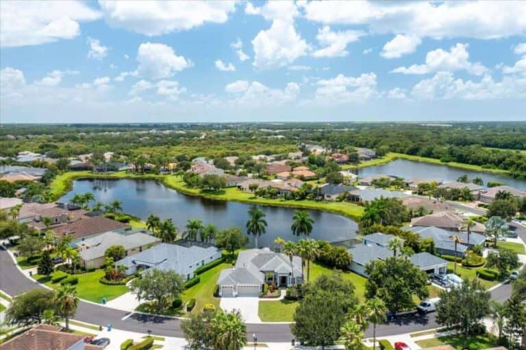 Greyhawk Landing Homes in Bradenton, FL. - Aerial
