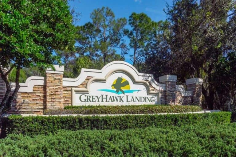 Greyhawk Landing Homes in Bradenton, FL. - Entrance Sign