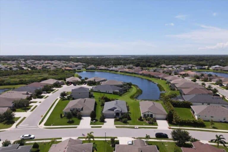 Greyhawk Landing Homes in Bradenton, FL. - Community Aerial