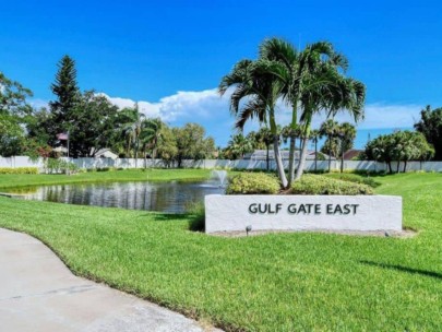 Gulf Gate East Homes in Sarasota, FL. - Entrance Sign