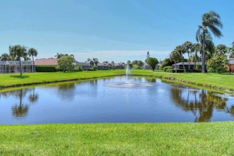 Gulf Gate East Homes in Sarasota, FL. - Lake