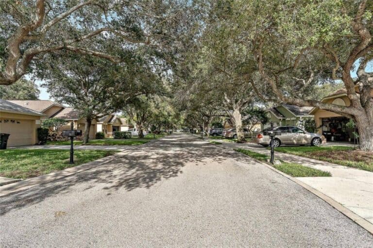Gulf Gate Glen Homes in Sarasota, FL. - Tree-Lined Streets