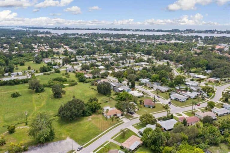 Gulf Gate Homes in Sarasota, FL. - Aerial