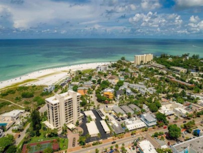 Gulf Gate Manor Homes in Sarasota, FL. - Aerial of Gulf of Mexico