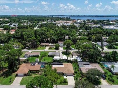 Gulf Gate Pines Homes in Sarasota, FL. - Aerial