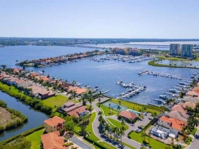 Hammocks At Riviera Dunes Homes in Palmetto, FL. - Marina Aerial