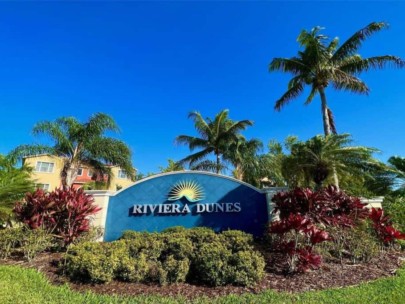 Hammocks At Riviera Dunes Homes in Palmetto, FL. - Riviera Dunes Entrance Sign