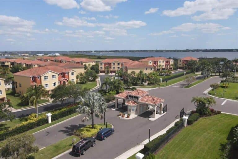Hammocks At Riviera Dunes Homes in Palmetto, FL. - Gated Entry