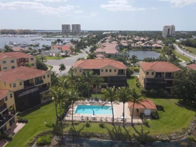 Hammocks At Riviera Dunes Homes in Palmetto, FL. - Pool Aerial