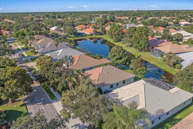 Hamptons Homes For sale in Palmer Ranch Sarasota, FL. - Aerial