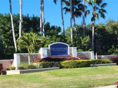 Hamptons Homes For sale in Palmer Ranch Sarasota, FL. - Entrance Sign