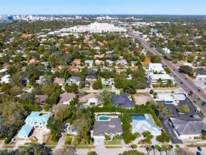 Hartsdale Homes in Sarasota, FL. - Aerial