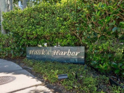 Hawks Harbor Homes in Bradenton, FL. - Entrance Sign