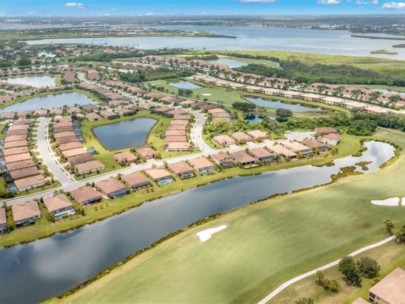 Heritage Harbour Homes in Bradenton, FL. - Golf Course Aerial