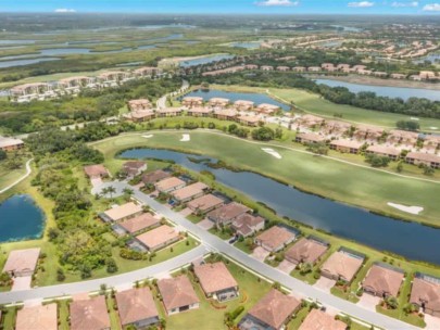 Heritage Harbour Homes in Bradenton, FL. - Golf Course Aerial