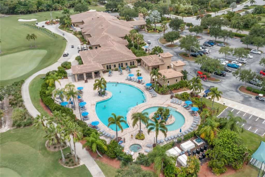 Heritage Harbour Homes in Bradenton, FL. - Amenity Center Aerial