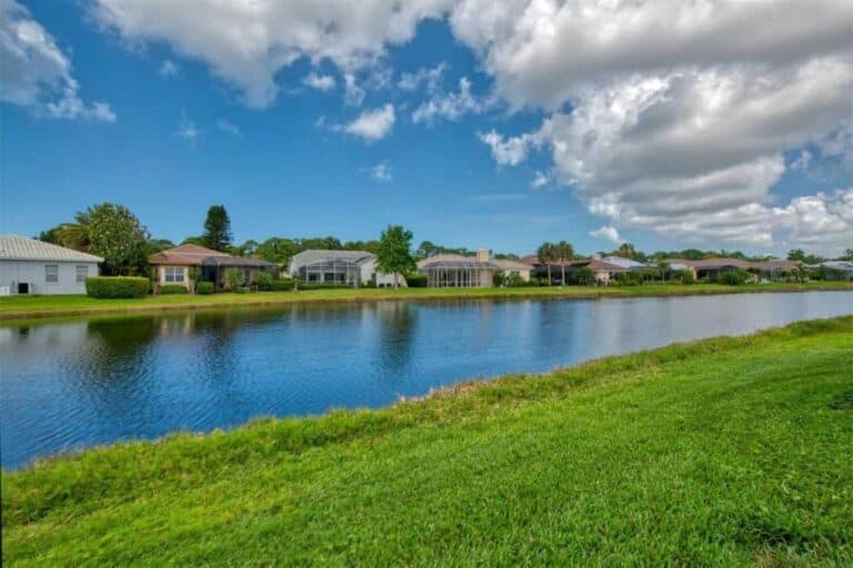 Huntington Pointe Homes in Palmer Ranch Sarasota, FL. - Lake View