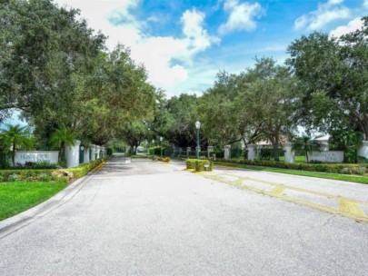 Huntington Pointe Homes in Palmer Ranch Sarasota, FL. - Gated Entry