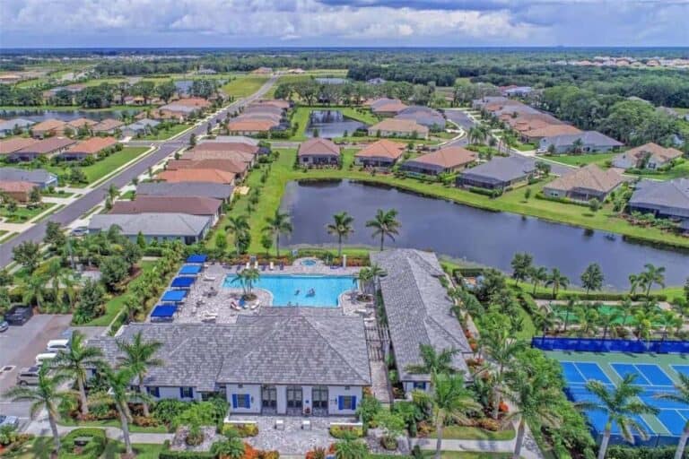 Indigo Homes in Lakewood Ranch, FL. - Aerial