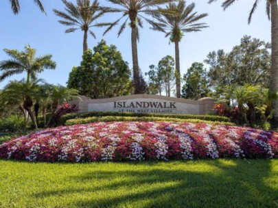 Islandwalk Homes in Venice, FL. - Entrance Sign