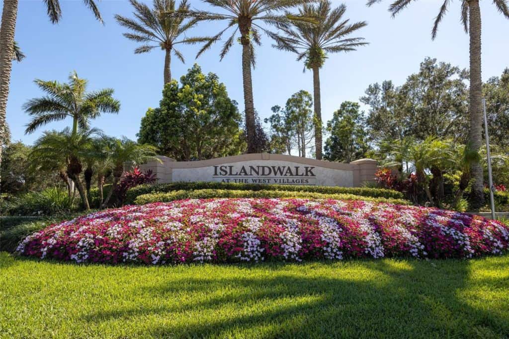 Islandwalk Homes in Venice, FL. - Entrance Sign