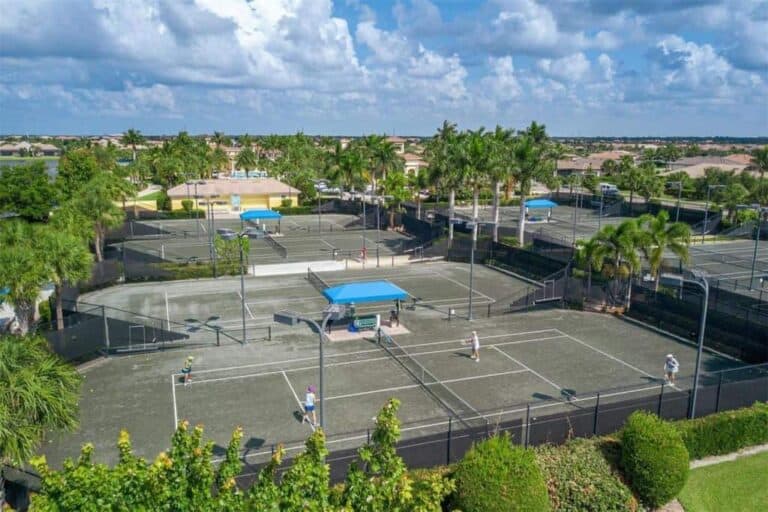 Islandwalk Homes in Venice, FL. - Tennis Courts