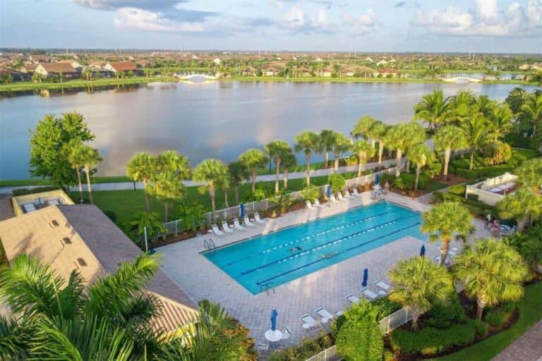 Islandwalk Homes in Venice, FL. - Lap Pool