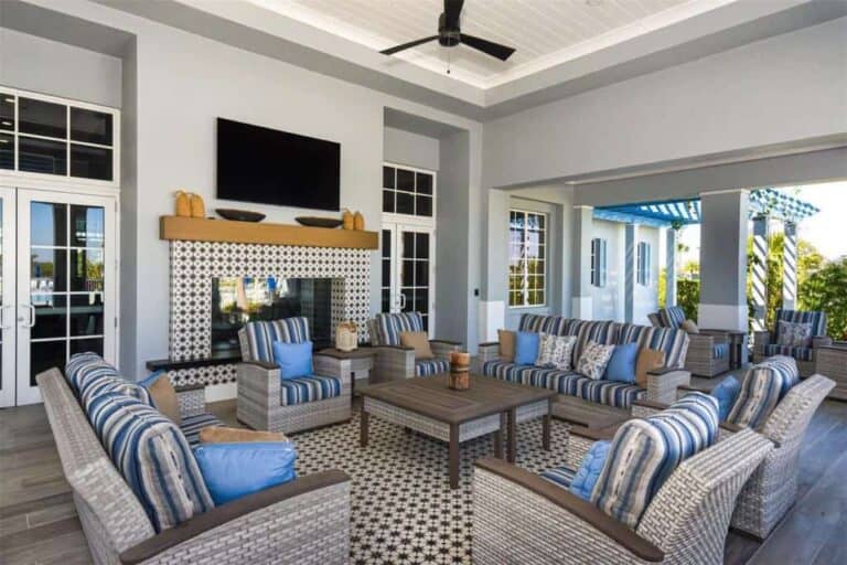 Isles at Lakewood Ranch Homes in Lakewood Ranch, FL. - Outdoor Entertaining Area