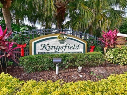 Kingsfield Homes in Parrish, FL. - Entrance Sign