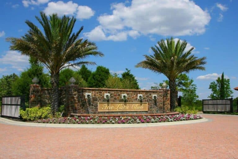 Lake Club Homes in Lakewood Ranch, FL. - Entrance Sign