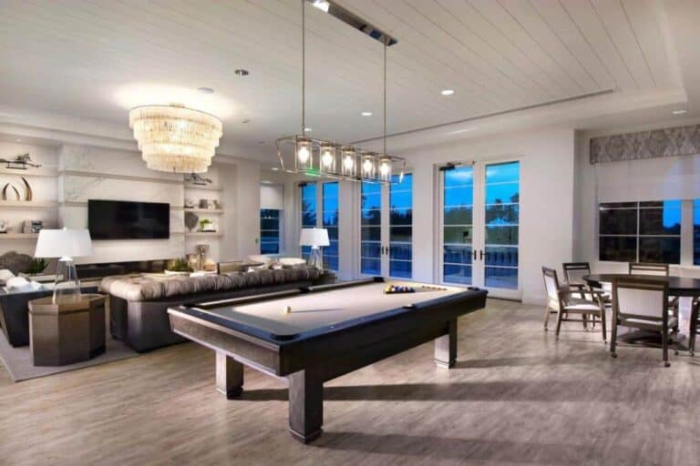 Lake Club Homes in Lakewood Ranch, FL. - Billiards Table