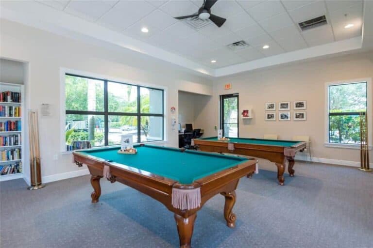 Lakeridge Falls Homes in Sarasota, FL. - Billiard Table