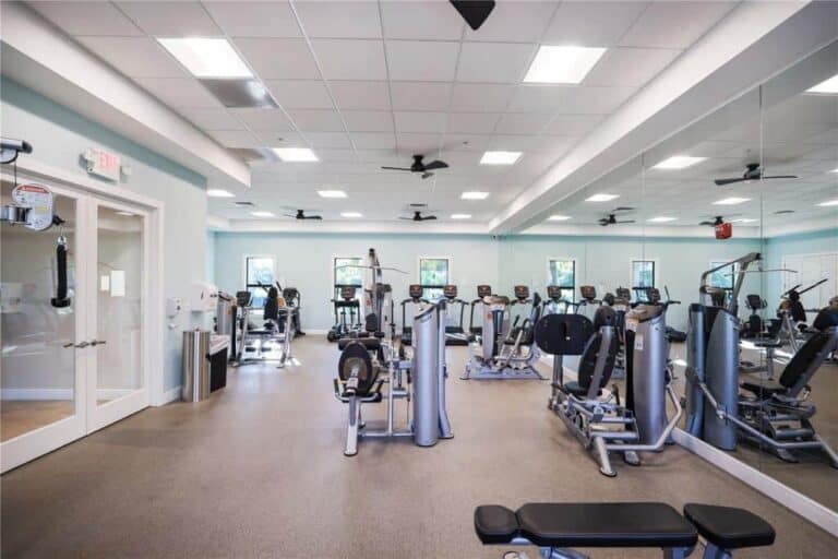Lakeridge Falls Homes in Sarasota, FL. - Fitness Room