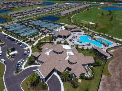 Lakewood National Homes in Lakewood Ranch, FL. - Amenity Center Aerial