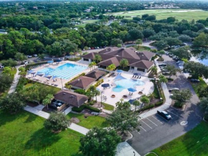 Lakewood Ranch Country Club Homes in Lakewood Ranch, FL. - Water Park Aerial