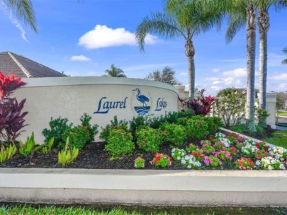 Laurel Lakes Homes in Sarasota, FL. - Entrance Sign