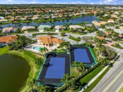 Laurel Lakes Homes in Sarasota, FL. - Amenity Center Aerial